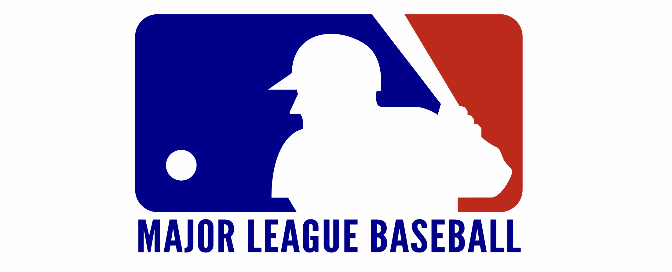 MLB League image that displays the MLB logo, and parts of an MLB ground